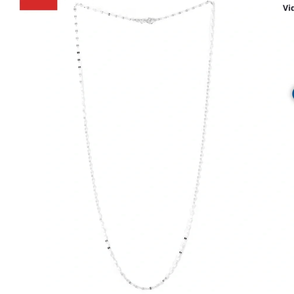 Italian Sterling Silver 2.1mm Necklace 24 Inches 3.10 Grams